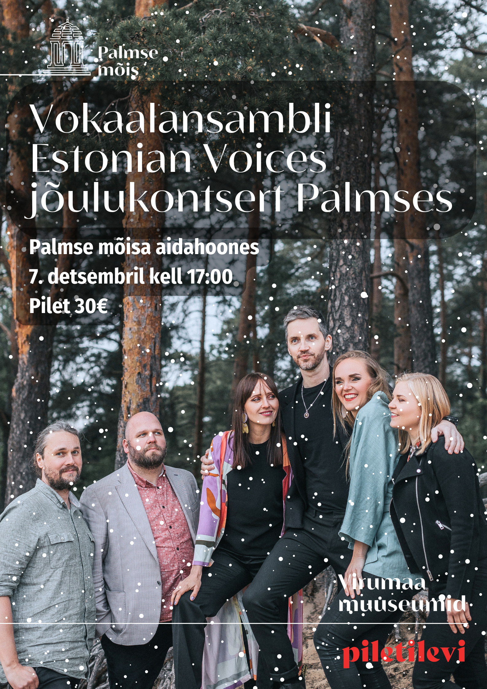 Vokaalansambel Estonian Voices Palmse mõisas