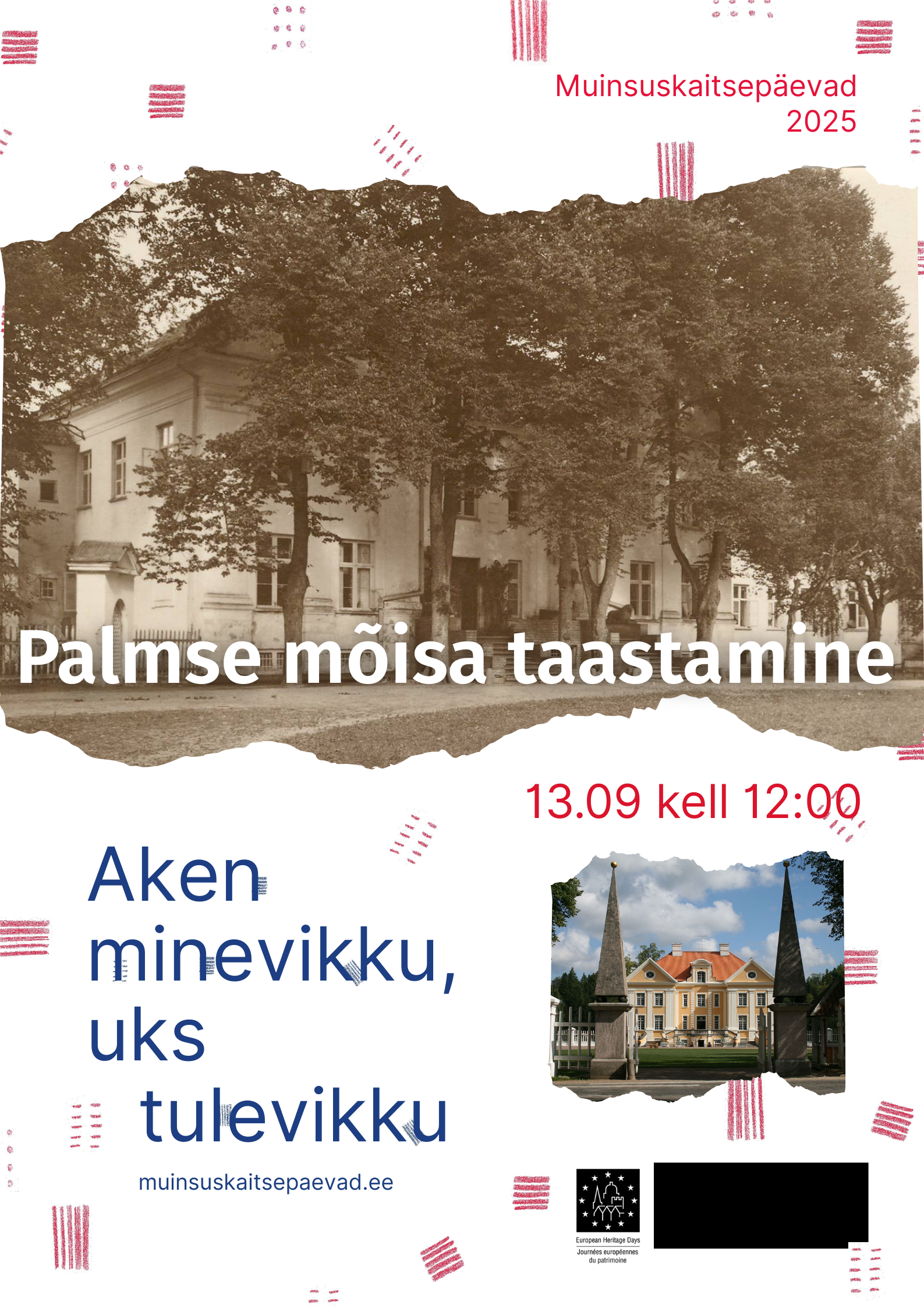 Muinsuskaitsepäevad Palmse mõisa taastamine