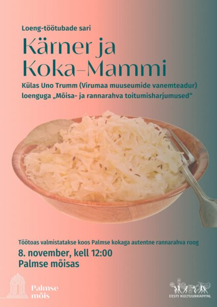 Kärner ja Koka-Mammi loeng-töötoa reklaamposter.