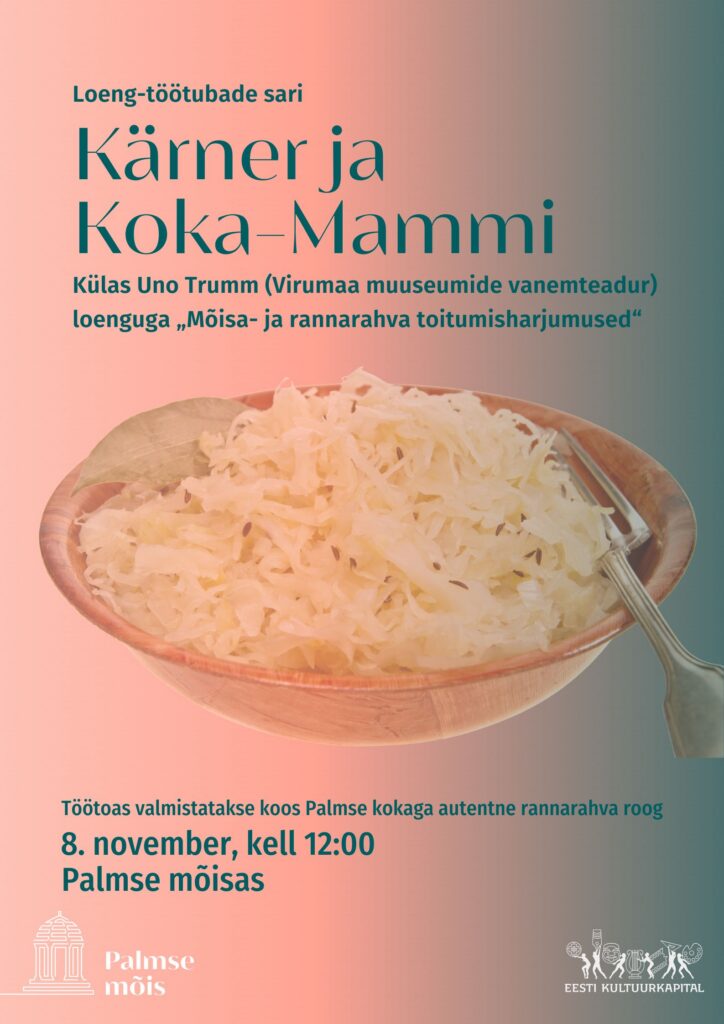 Kärner ja Koka-Mammi loeng-töötoa reklaamposter.