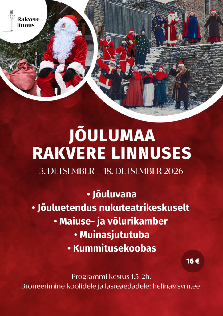 Jõulud 2026 Rakvere linnuses