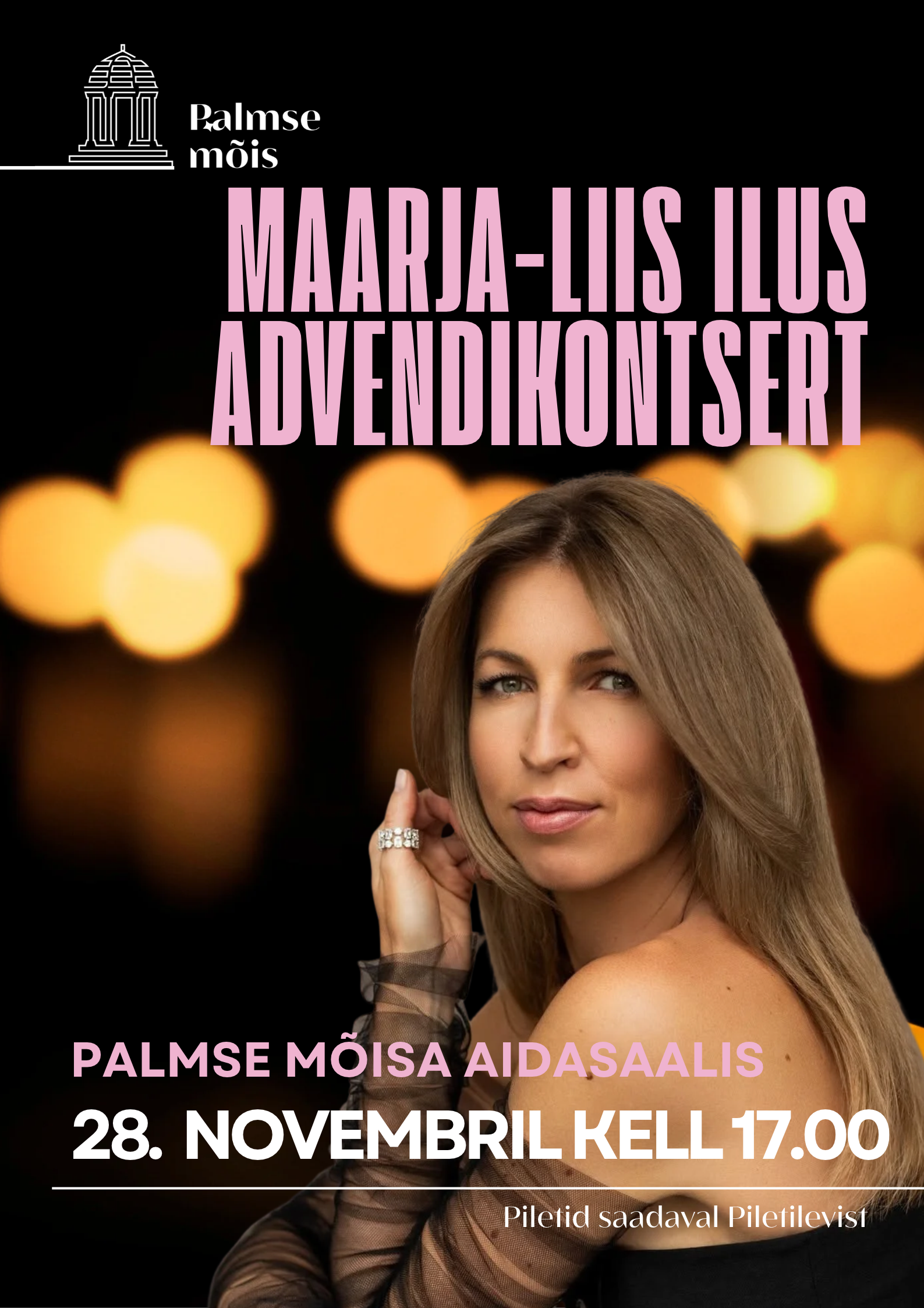 Maarja-Liis Ilusa advendikontsert Palmse mõisas